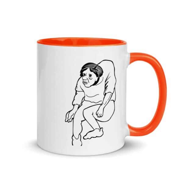 white ceramic mug with color inside orange 11oz right 619fa85ecc961
