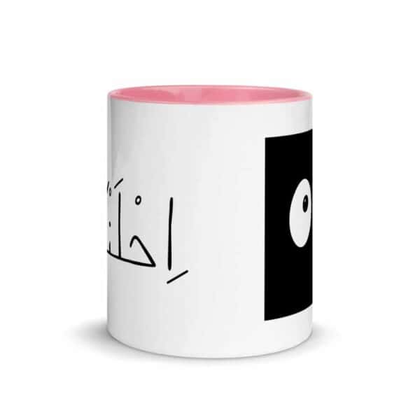 white ceramic mug with color inside pink 11oz front 619fa8ba13c1f