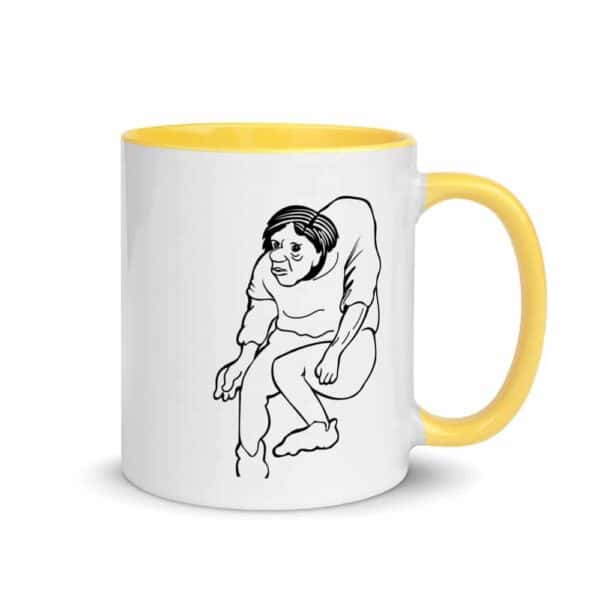 white ceramic mug with color inside yellow 11oz right 619fa85ecce52