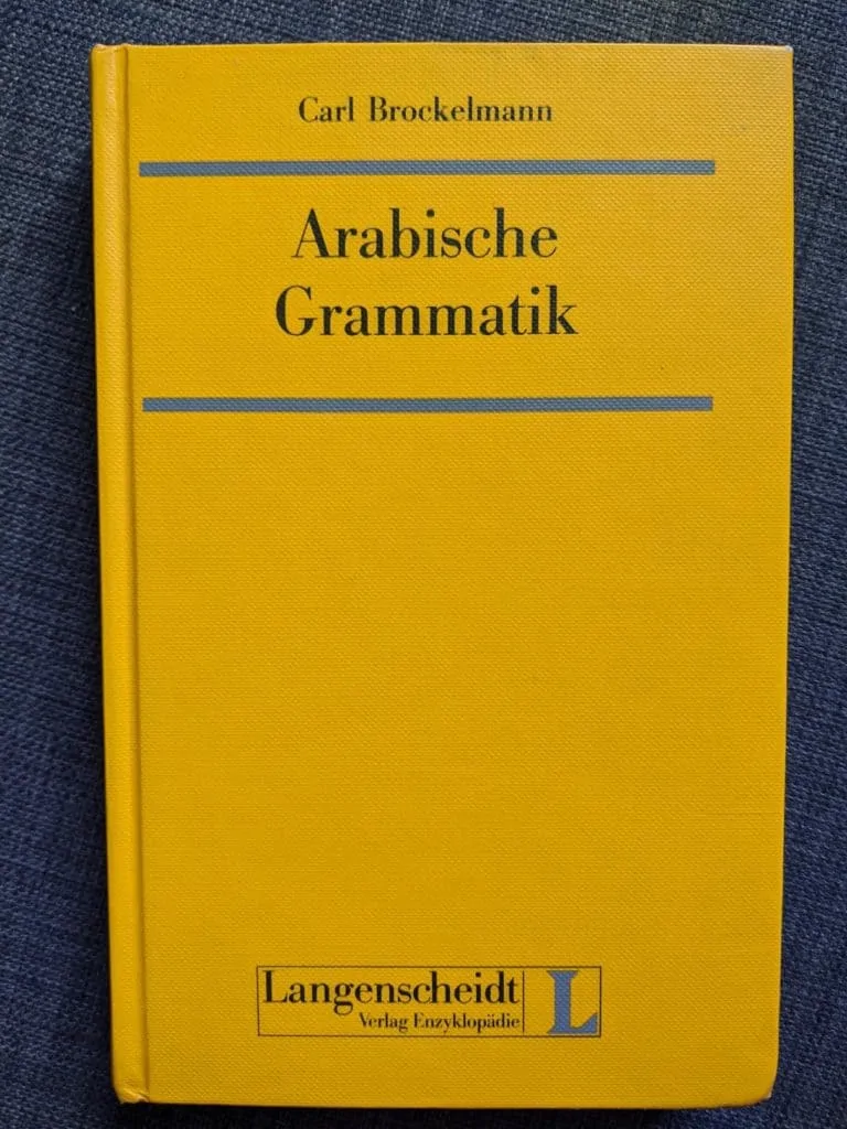 arabische grammatik brockelmann 1