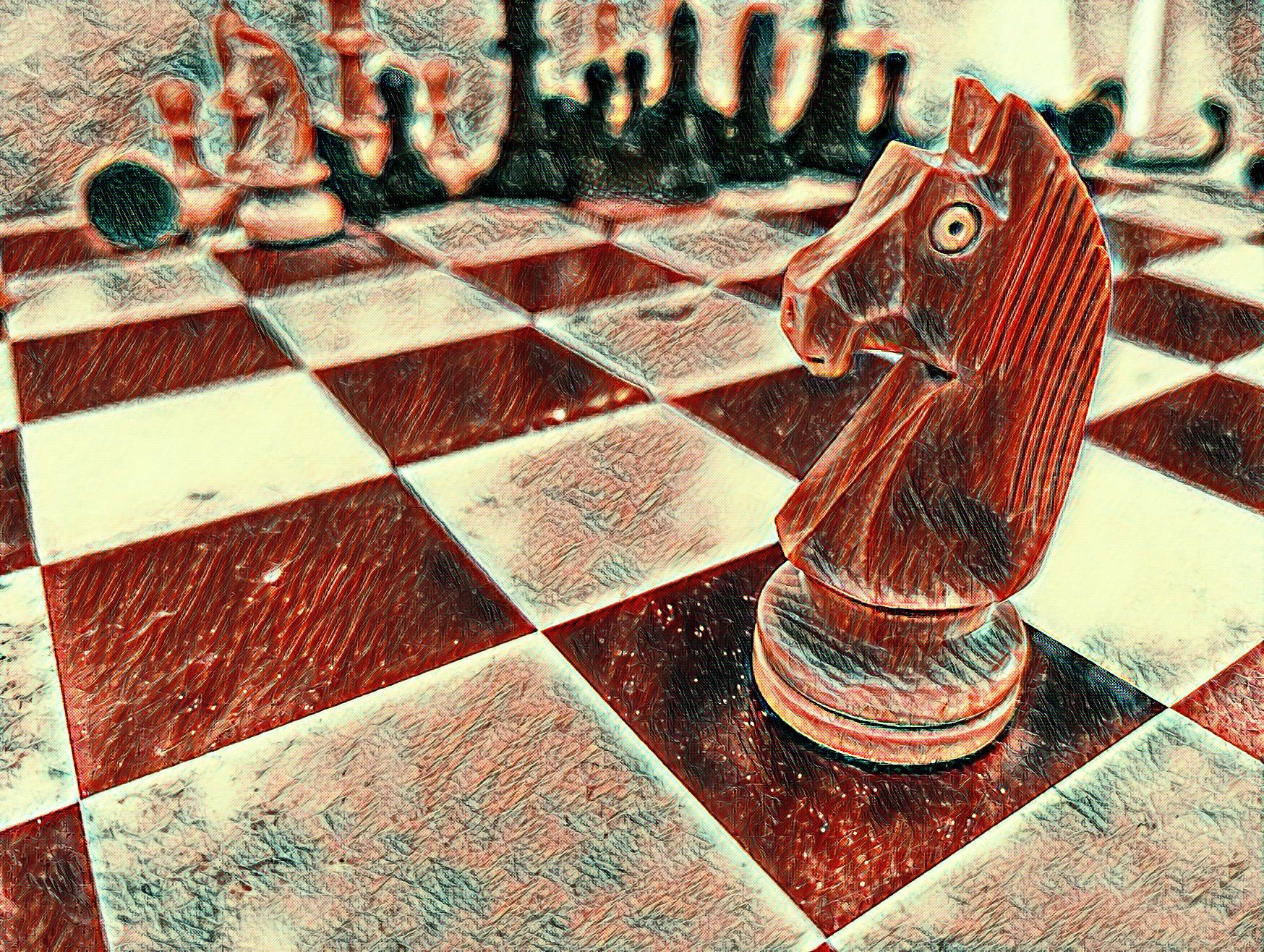 Premium Photo  Play national chess with business compass concept