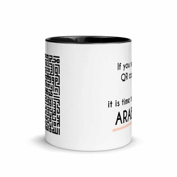 white ceramic mug with color inside black 11oz front 619fa691a0189