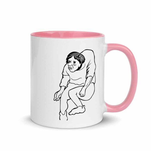 white ceramic mug with color inside pink 11oz right 619fa85eccc84